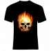 Тениска с Череп - Skull on Fire - 500109 Тениска с Череп - Skull on Fire - 500109